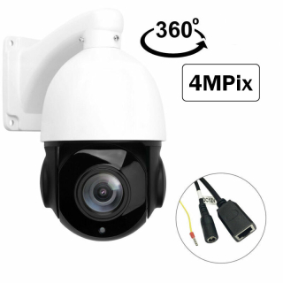 4.0MP IP VF kamera PTZ 30x zoom